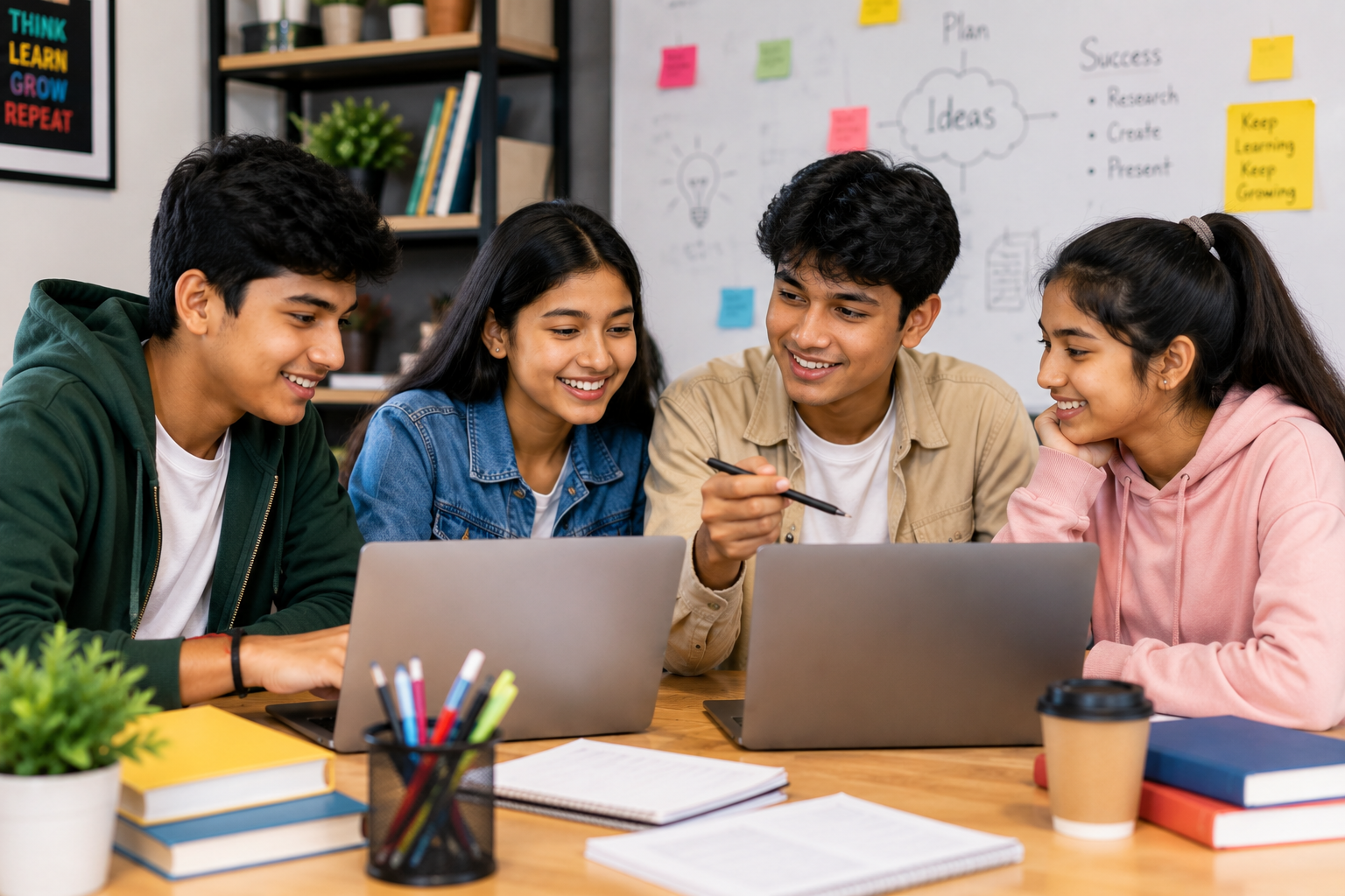 Students learning digital skills at TheDigitalLadders Academy